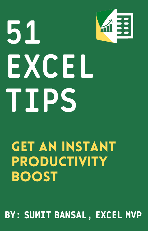 Free Excel Tips EBook Sumit Bansal