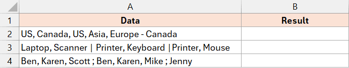 Dataset with inconsistent delimiters