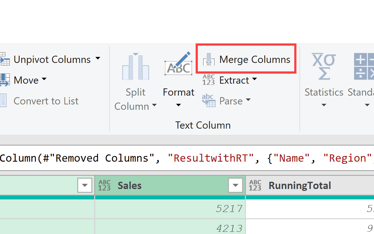 Merge Columns in Power Query