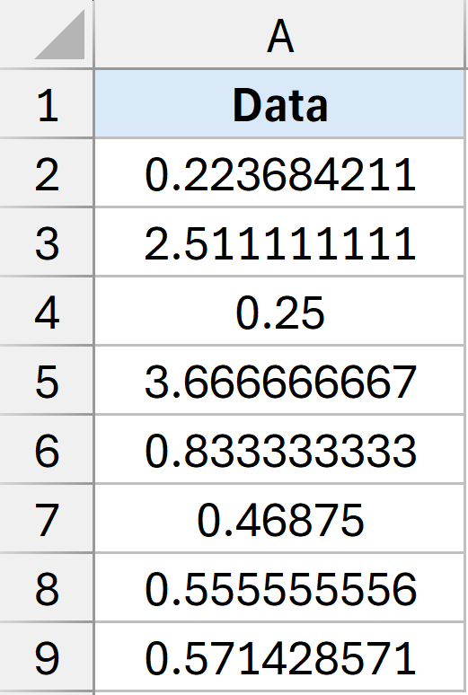 Fractions converted to decimal in Excel