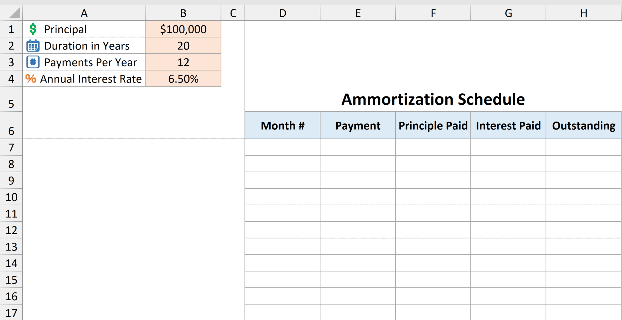 Loan Amortization Schedule in Excel (Free Template)