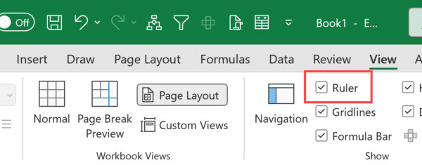 Excel Reading Ruler How to Show Ruler in Excel?