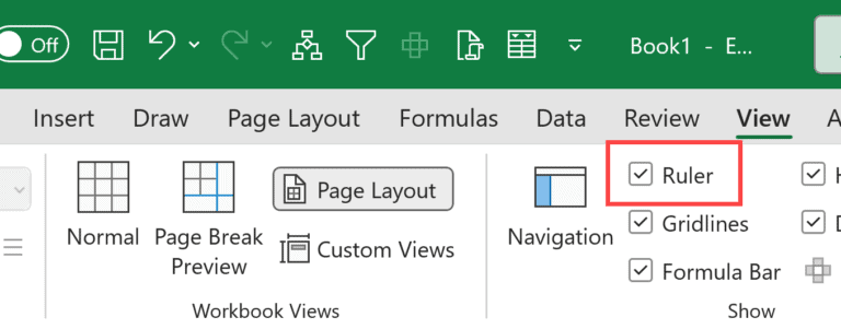 Spreadsheet Ruler How to Show Ruler in Excel?