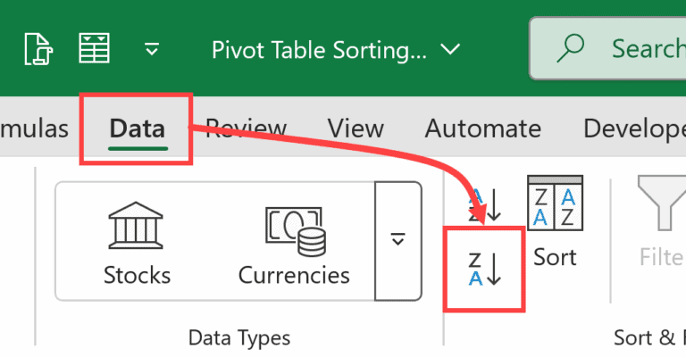 How to Sort Pivot Table in Excel - All You Need to Know!