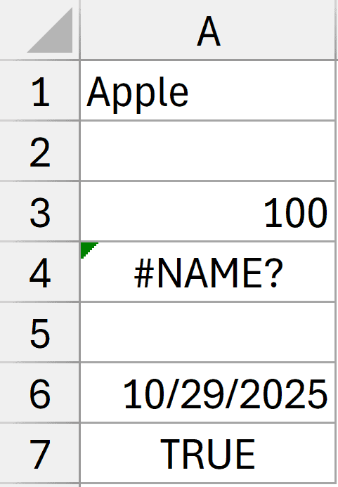 Dataset with mixed data type
