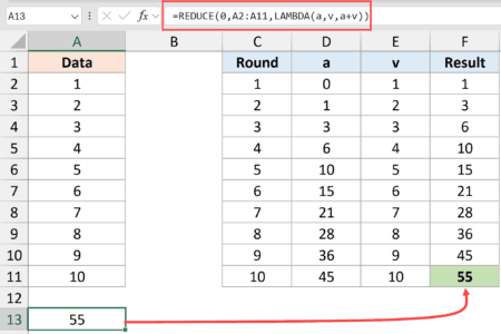 Excel REDUCE Function (Made Easy with Lots of Examples)