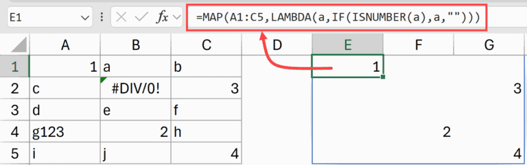 MAP Function in Excel (6 Examples)