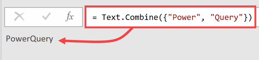 01 Combine text without separator Power query