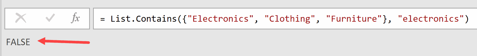 04 List Contains is case sensitive