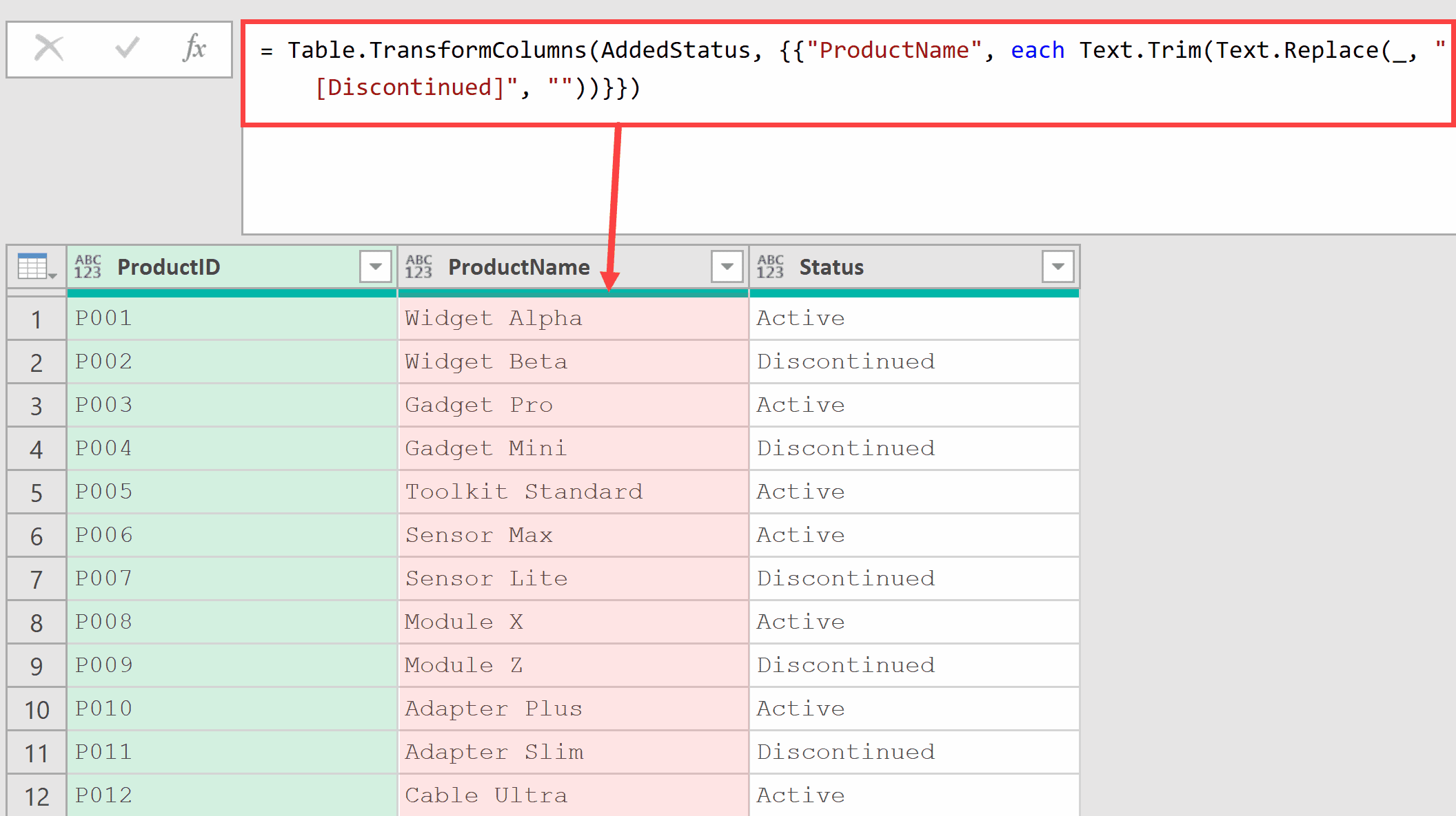07 Clean up the column