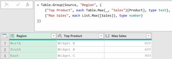Table.Group Function in Power Query M (9 Examples)