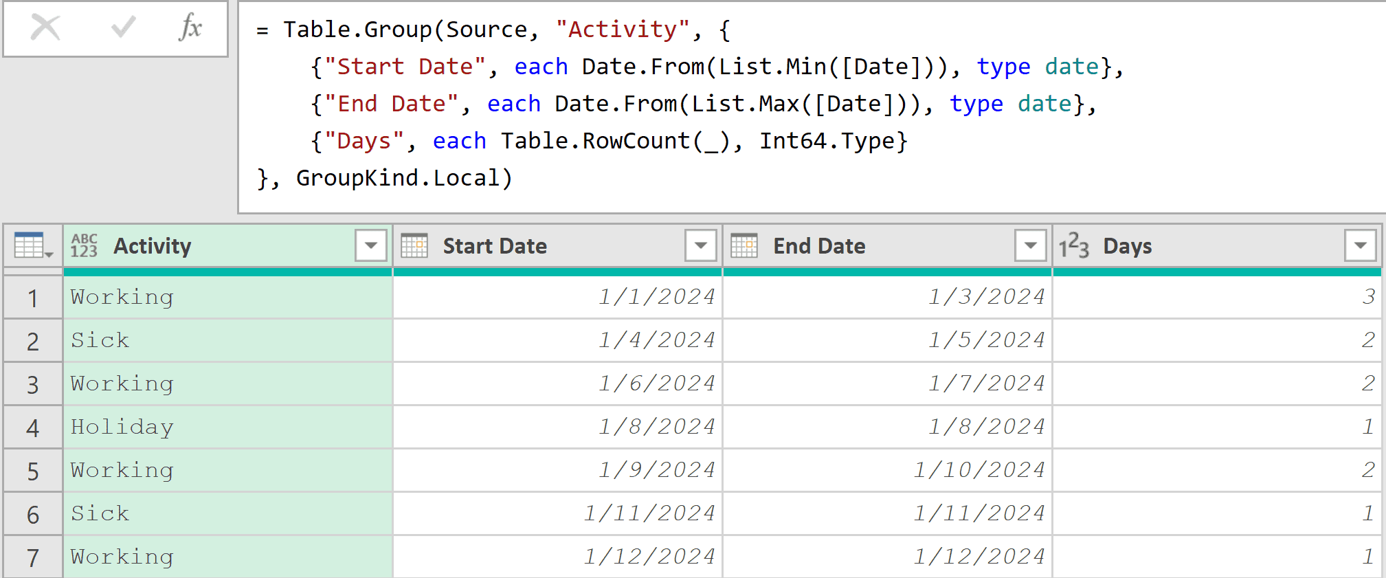08 Table Group group local