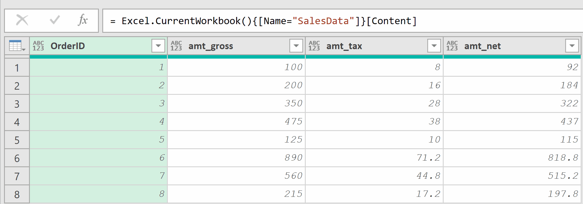 Dataset to rename columns by pattern