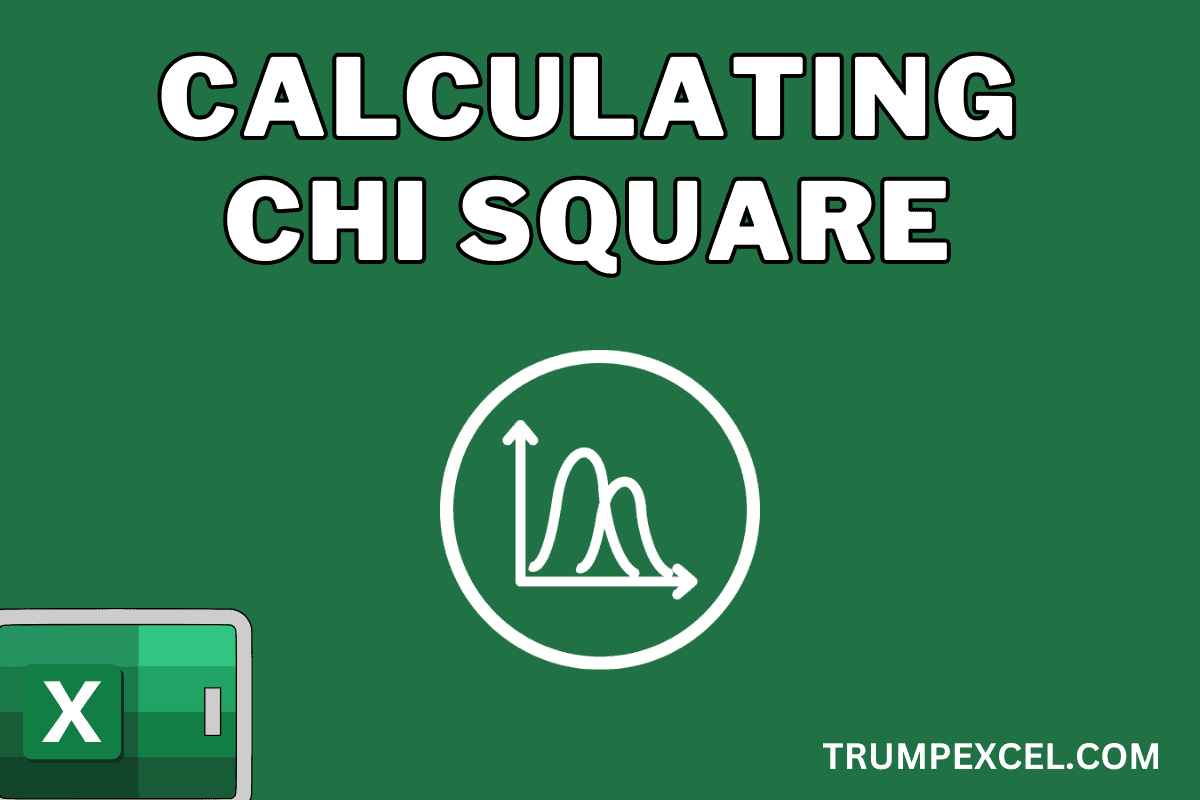 Chi Square Test in Excel