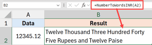 Convert Number to Words in Excel (2 Easy Ways)