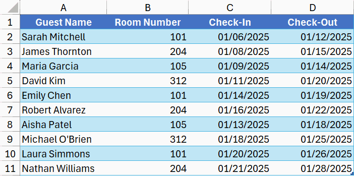 Dataset to get dates between two dates