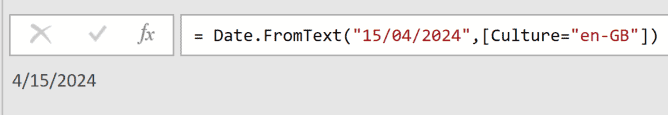 Date.FromText formula converting 15/04/2024 with en-GB culture to the result 4/15/2024