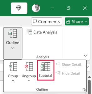 How to Group and Collapse Rows in Excel