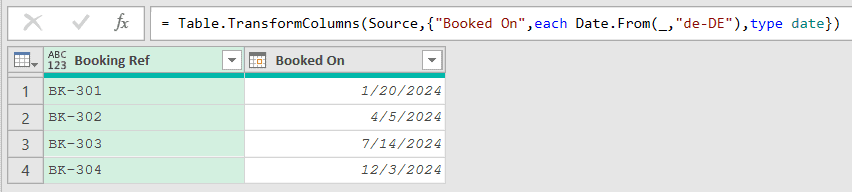 The German text dates converted with the de-DE culture: 1/20/2024, 4/5/2024, 7/14/2024, 12/3/2024