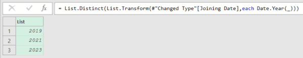 Date.Year Function in Power Query M (7 Easy Examples)