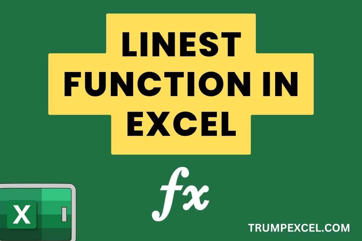 Excel LINEST Function (8 Practical Examples)