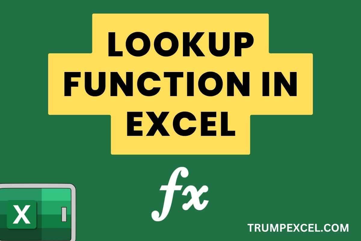LOOKUP Function in Excel
