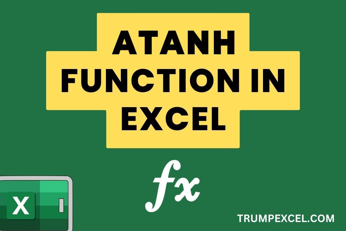 Website Search Function ATANH Function in Excel (5 Practical Examples)