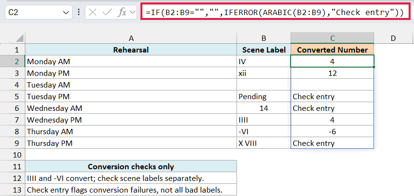 ARABIC Function in Excel (4 Practical Examples)
