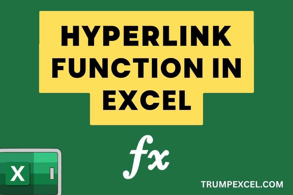 HYPERLINK Function in Excel (6 Useful Examples)